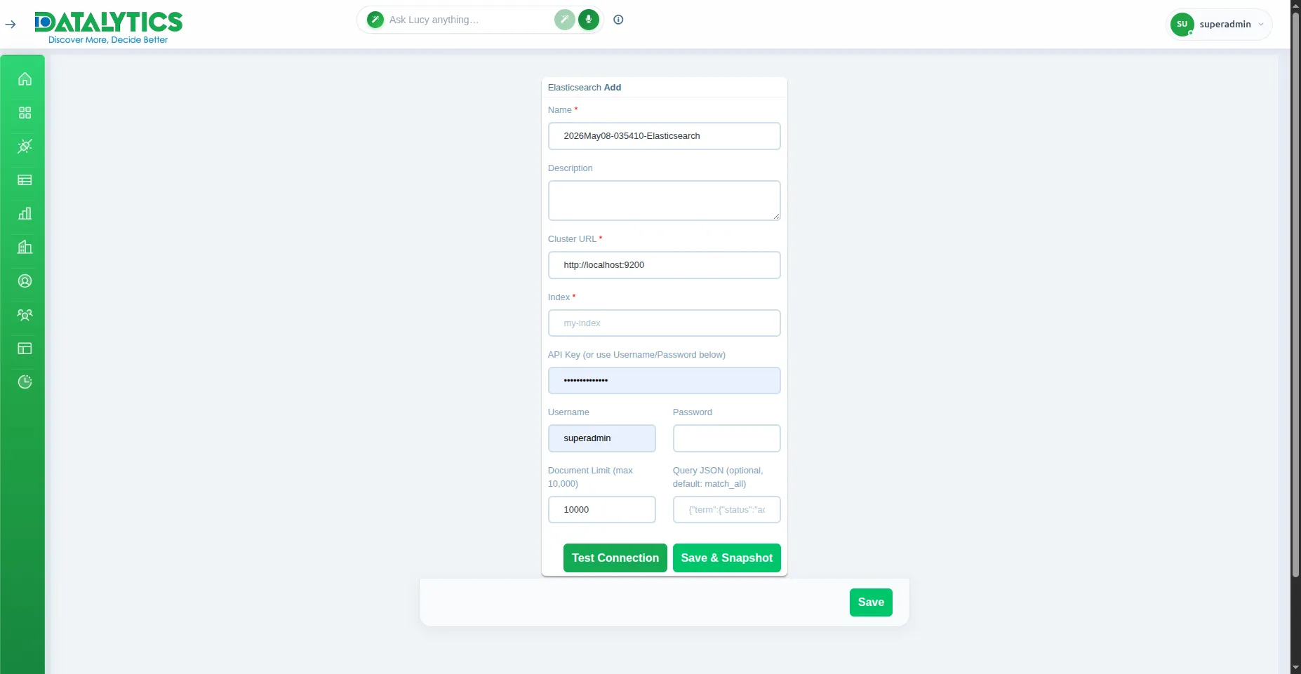 Elasticsearch Configuration