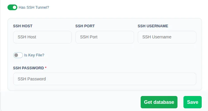 SSH Tunnel Configuration